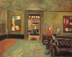 Roger Fry A Room in the Second Post-Impressionist Exhibition(The Matisse Room) Sweden oil painting art